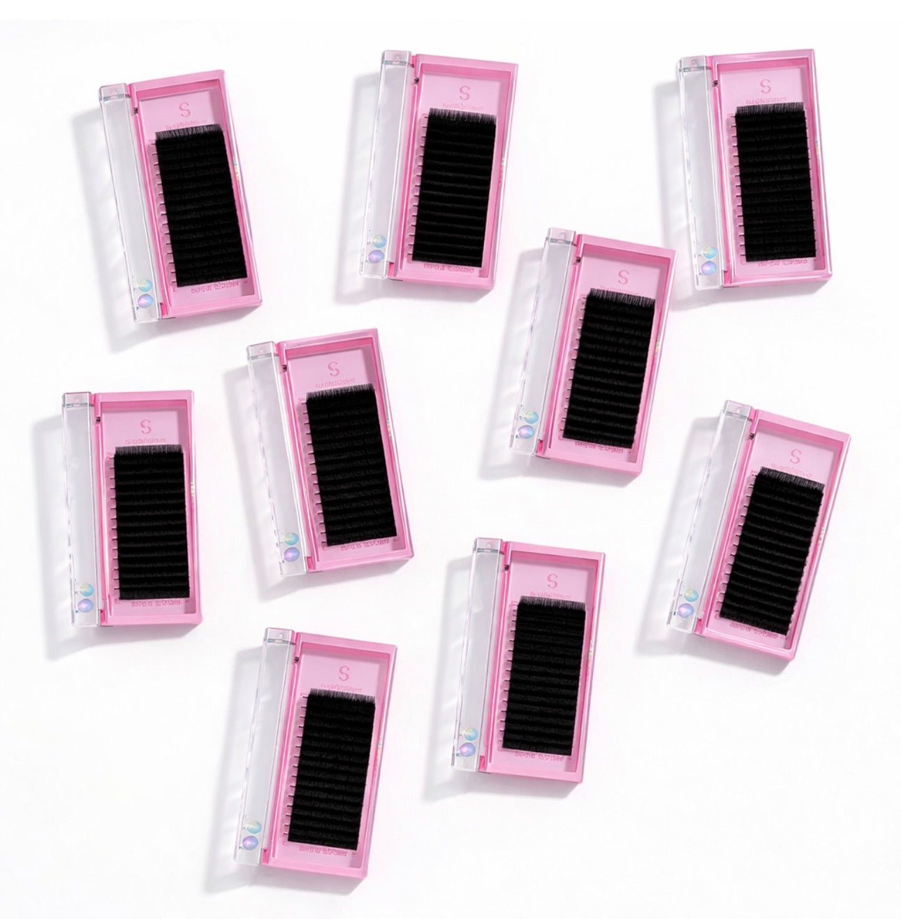 CSUK Deep Dark Volume Lash Trays (20 Rows)