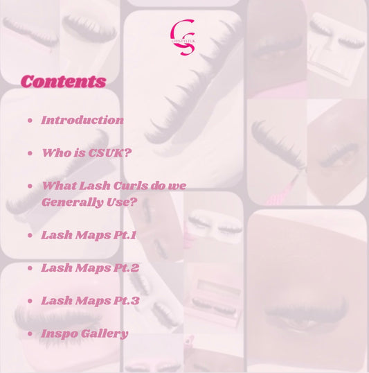 CSUK Lash Guide Pt.5 - CSUK Lash Maps