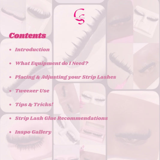 CSUK Lash Guide Pt.7 - How to Make Your Handmade Strip Lashes Look Like Individual Lashes