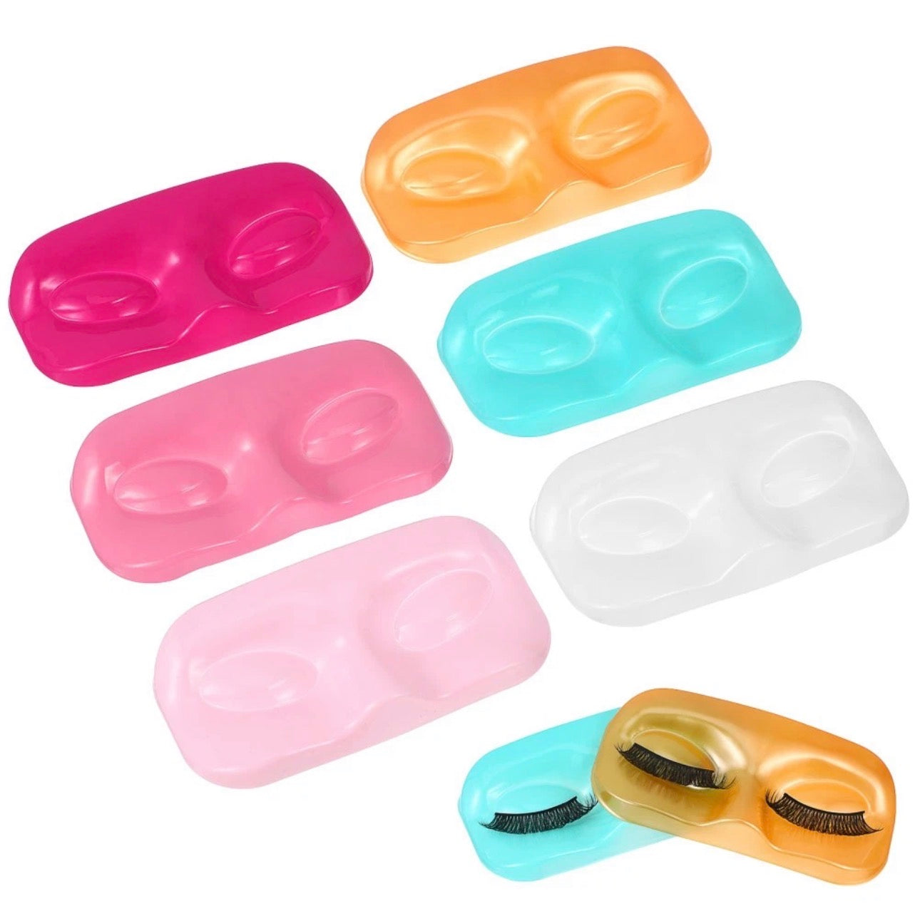 Plastic Face Lash Trays