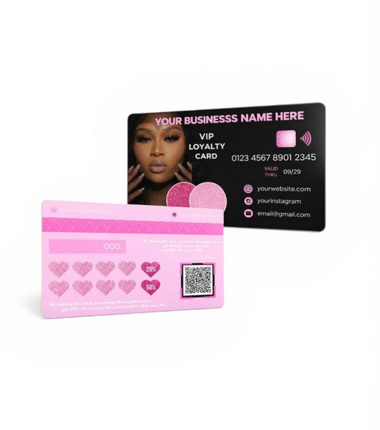 Customisable Business Loyalty Card Design