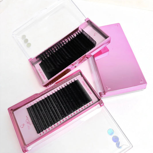 CSUK Matte Black Cashmere Lash Trays (20 Rows)