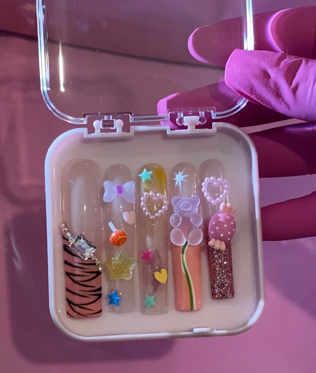 XL So Sweet Junky Nail Set