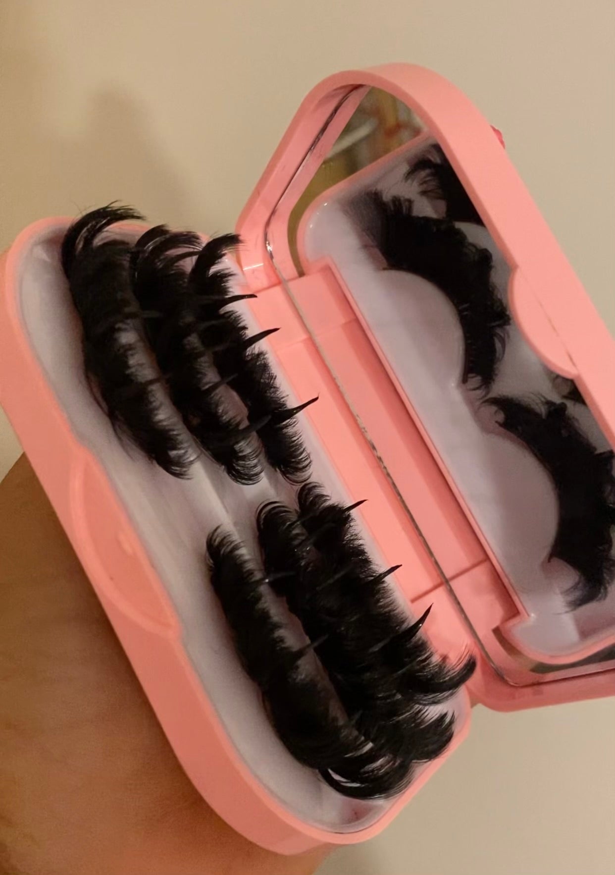 Mega cat eye + spikes custom lash strips