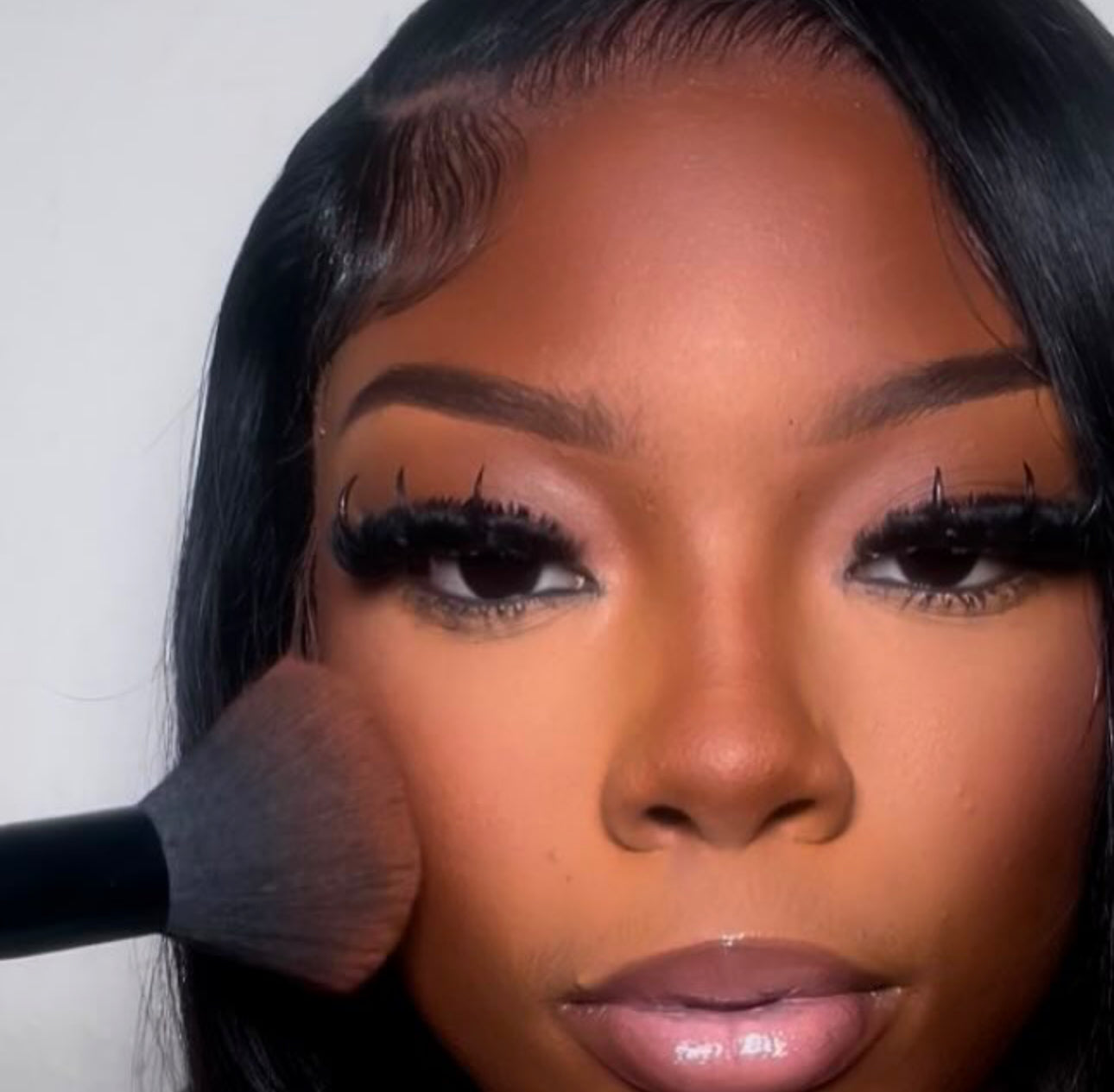 Mega cat eye + spikes custom lash strips